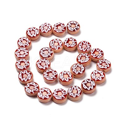 Handmade Lampwork Enamel Beads Strands LAMP-A001-F02-1