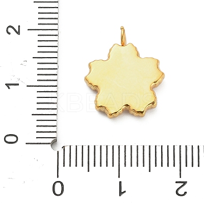 304 Stainless Steel Enamel Pendants STAS-F331-01C-G-1