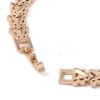 Brass Link Chain Bracelets for Women Men BJEW-P324-01G-KCG-1