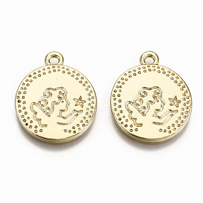 Alloy Pendants PALLOY-T075-09LG-NR-1