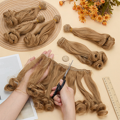 6Pcs Doll Wig Hair DIY-ME0001-59C-1