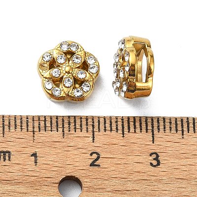 Ion Plating(IP)  304 Stainless Steel Slide Charms STAS-C089-06G-G-1