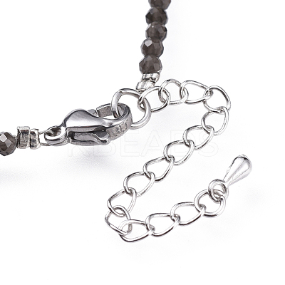 Natural Obsidian Bead Bracelets BJEW-JB04555-07-1
