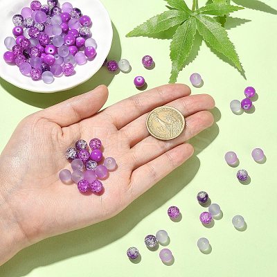 100Pcs Glass Beads GLAA-CJ0002-02-1