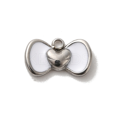 304 Stainless Steel Enamel Charms STAS-B074-06P-02-1