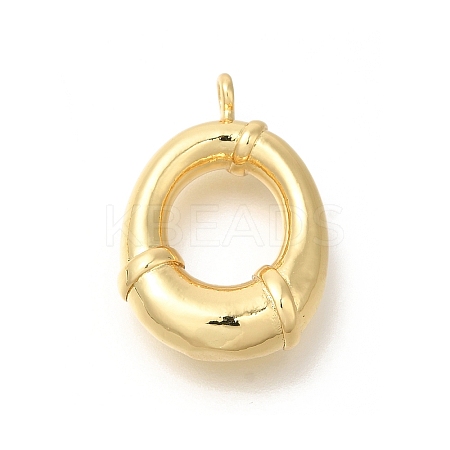 Rack Plating Brass Pendants KK-I722-08G-O-1
