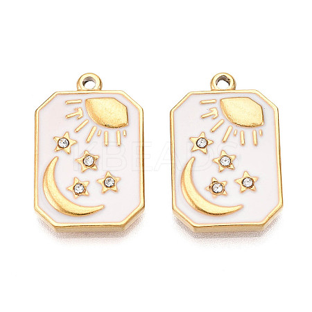 Ion Plating(IP) 304 Stainless Steel Pendants STAS-N107-06A-G-1