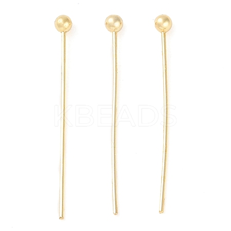 Brass Ball Head Pins KK-N254-49B-G-1