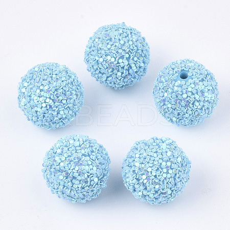 Acrylic Beads SACR-T345-01A-15-1