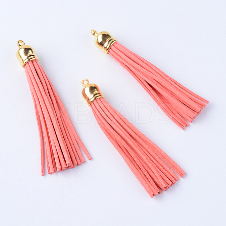 Faux Suede Tassel Pendant Decorations FIND-T003-A07-1