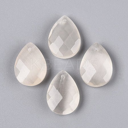 Cat Eye Pendants G-N362-13S-1