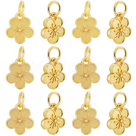 40Pcs Rack Plating Alloy Charms FIND-BBC0003-41G-1