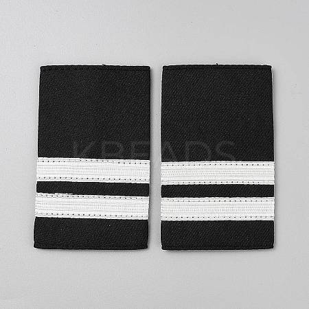 Polyester Fiber Epaulettes AJEW-WH0661-32B-02-1