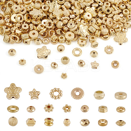 400Pcs 20 Styles CCB Plastic Beads CCB-TA0001-13-1