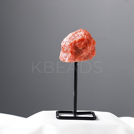 Natural Sunstone Lamp with Metal Holder Ornament PW-WG598C7-12-1