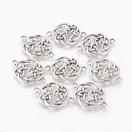 Tibetan Style Alloy Links connectors TIBE-S299-035AS-NR-1