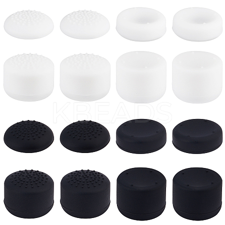 Olycraft 2Set 2 Colors Silicone Replacement Gamepad Button Keycap Set AJEW-OC0002-81B-1