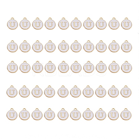 Golden Plated Alloy Charms ENAM-SZ0001-25A-U-1