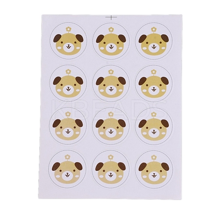 DIY Puppy Sealing Stickers DIY-O002-06B-1