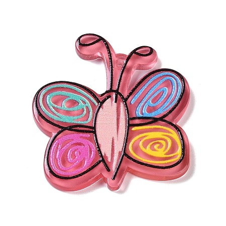 Acrylic Pendants OACR-R271-06D-1