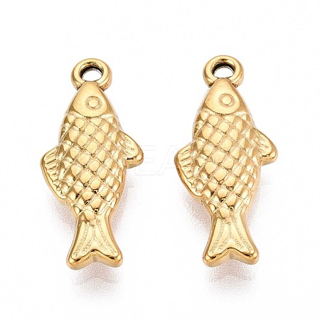 304 Stainless Steel Pendants STAS-T067-57G-1