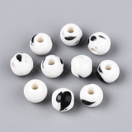 Handmade Porcelain Beads PORC-T133-11B-16-1