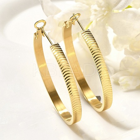 304 Stainless Steel Hoop Earrings for Women EJEW-C096-43G-02-1