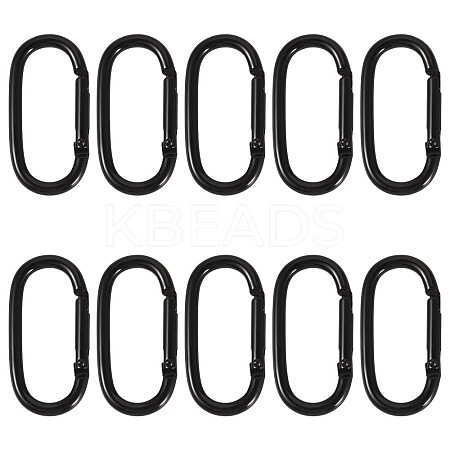 10Pcs Alloy Spring Gate Rings FIND-TA0009-25J-1