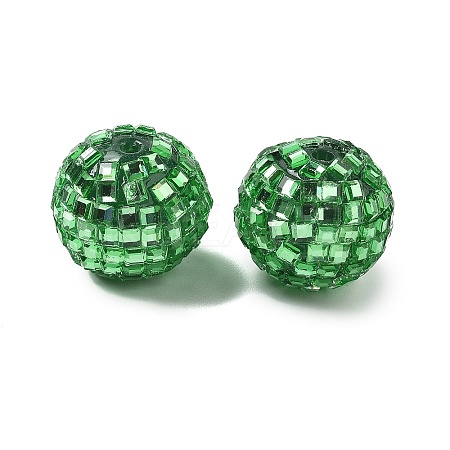 Acrylic Rhinestone Beads OACR-D307-01B-16MM-1