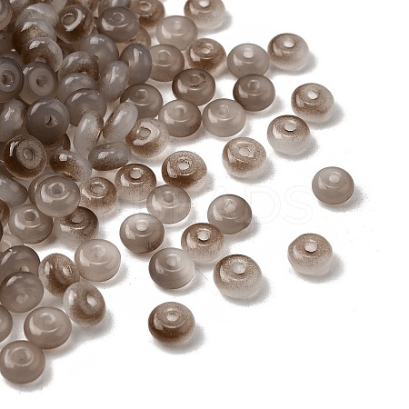 Baking Paint Imitation Jade Glass Beads DGLA-C005-A01-3x6mm-06-1