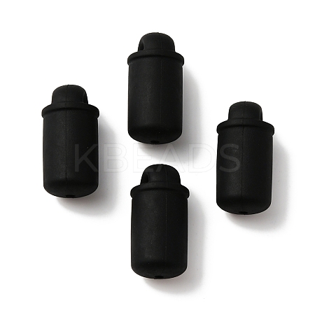Bottle Food Grade Eco-Friendly Silicone Beads LS-SIL-WH0006-20I-1