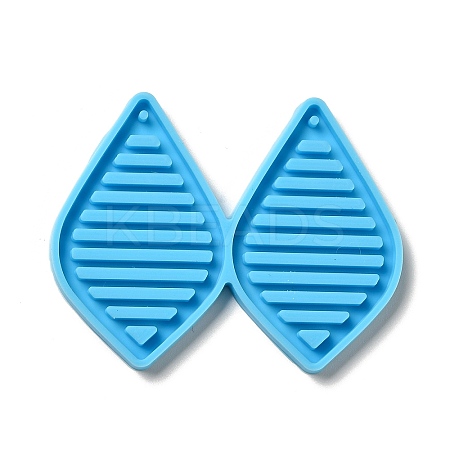 DIY Teardrop with Stripe Pendant Silicone Molds LS-DIY-I099-34-1