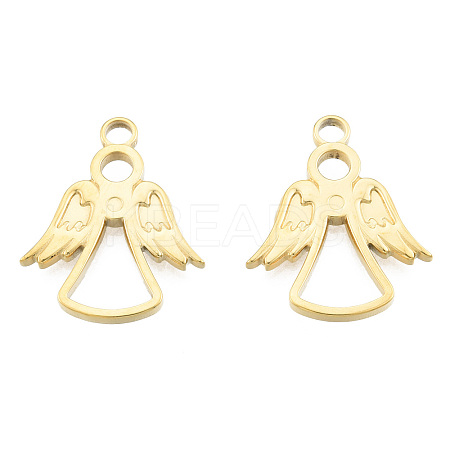 Ion Plating(IP) 201 Stainless Steel Pendants STAS-N098-255LG-1