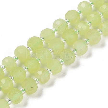 Natural Dyed White Jade Beads Strands G-H057-A22-09-1