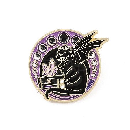 Gothic Enamel Pins JEWB-L027-09G-02-1