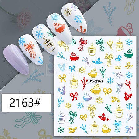 Christmas Theme Nail Art Stickers MRMJ-N033-2163-1