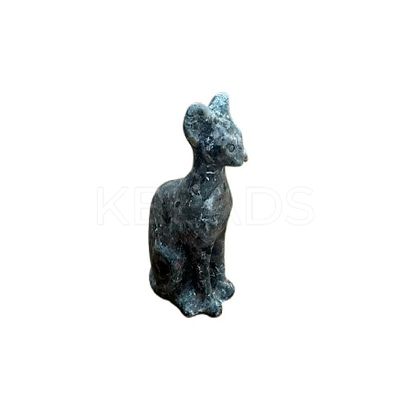 Egyptian Cat Natural Fire Stone Jasper Display Decorations WG11077-03-1