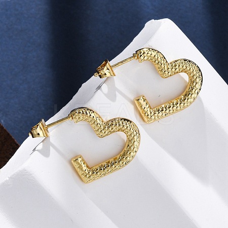 304 Stainless Steel Stud Earrings for Women EJEW-L296-032G-02-1