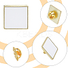 20 Boxs Sublimation Blank Brooch Pins FIND-SP0004-09B-4