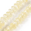 Transparent Glass Beads Strands LAMP-H061-01C-05-1