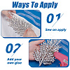 1Bag Zinc Alloy & Rhinestone Hair Bobby Pins Sets AJEW-FG0005-21-3