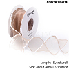 1Roll 5 Yards ABS Pearl Edged Mesh Ribbon for Bowknot Making OCOR-YW0001-13D-1