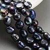 Dyed Natural Cultured Freshwater Pearl Beads Strands PEAR-P062-30D-1