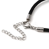 Milan Cord & 304 Stainless Steel Bracelets Making MAK-H004-02C-P01-3