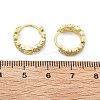 Brass Micro Pave Cubic Zirconia Huggie Hoop Earring EJEW-N011-03G-5