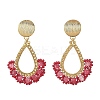 201 Stainless Steel Stud Earrings EJEW-MZ00809-5