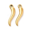 Ion Plating(IP) 304 Stainless Steel Pendants STAS-B032-05G-1