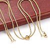 Ion Plating(IP) Adjustable 304 Stainless Steel Slider Necklaces LS-NJEW-L156-004G-1