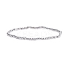 Glass Round Beaded Stretch Bracelet for Women BJEW-JB07911-05-1