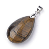 Natural Tiger Eye Pendants X-G-S243-07-2